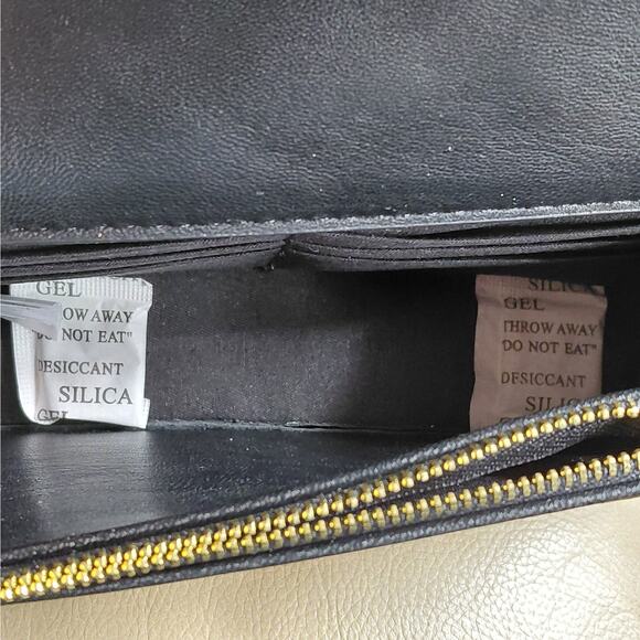 Valentino Orlandi Designer Black Diamond Quilted Crossbody Small Shoulder Bag - Picture 10 of 15